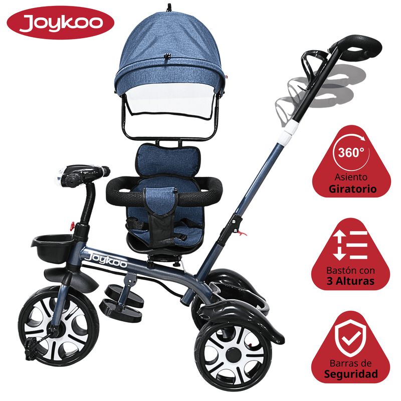 Triciclo Para Ni&ntilde;os Evolutivo Asiento Giratorio... image number null