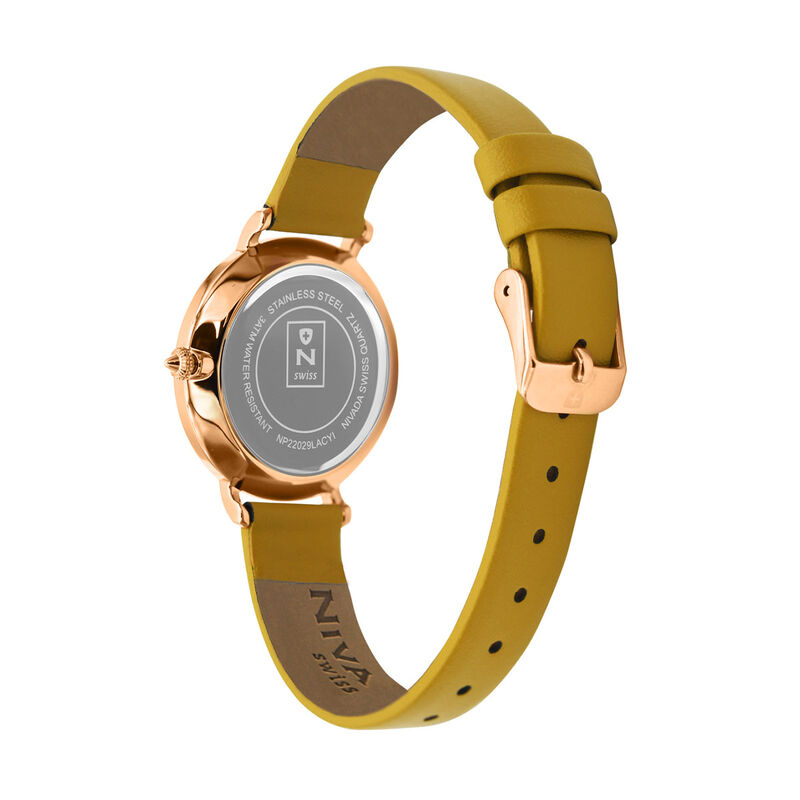 Reloj Nivada Fashion Dama Ac/Piel Carat Amarill... image number null