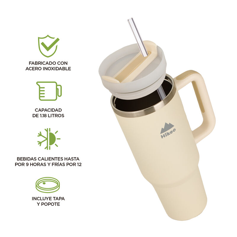 Termo para Agua y Caf&eacute; de Acero Inoxidable HIKE... image number null