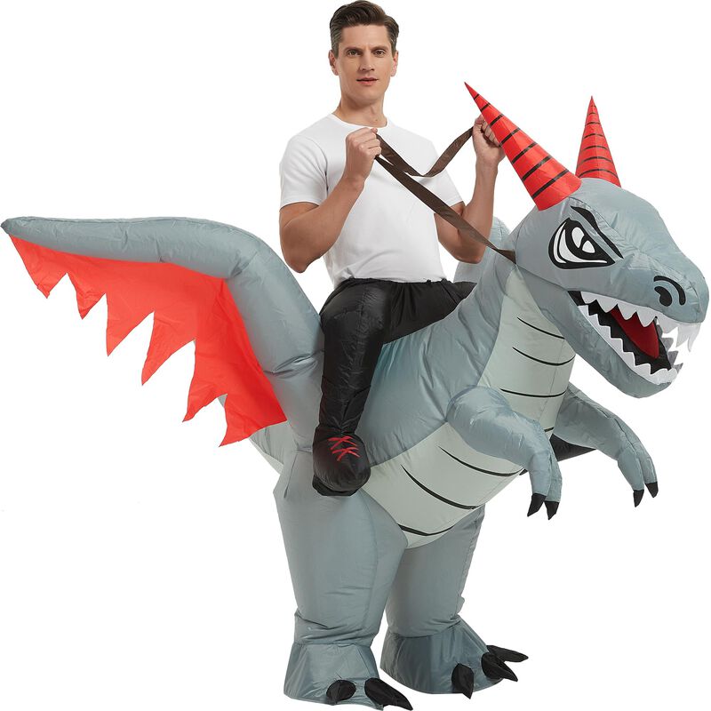 Disfraz De Dinosaurio Tasanor, Drag&oacute;n Inflable ... image number null