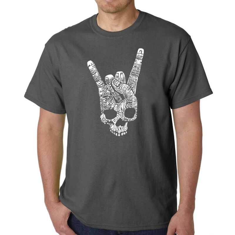 Camiseta Word Art Para Hombre - G&eacute;neros de Heav... image number null