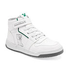 Licencias Yuyin Tenis urbano para niño blanco verde, agujeta elástica
