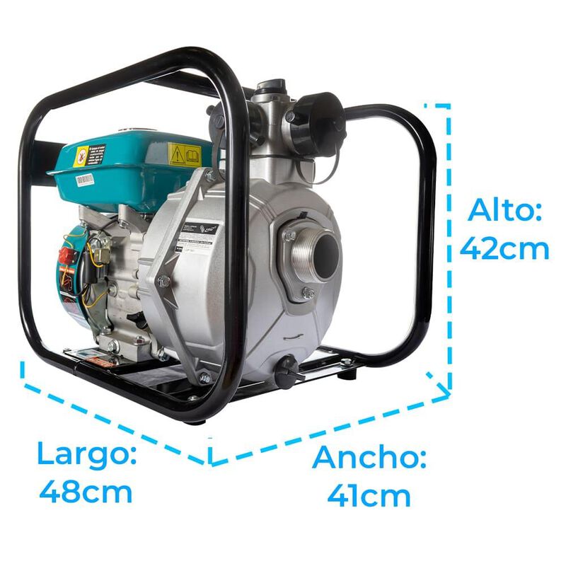 Motobomba A Gasolina Uso Agr&iacute;cola Alta Carga 5.... image number null
