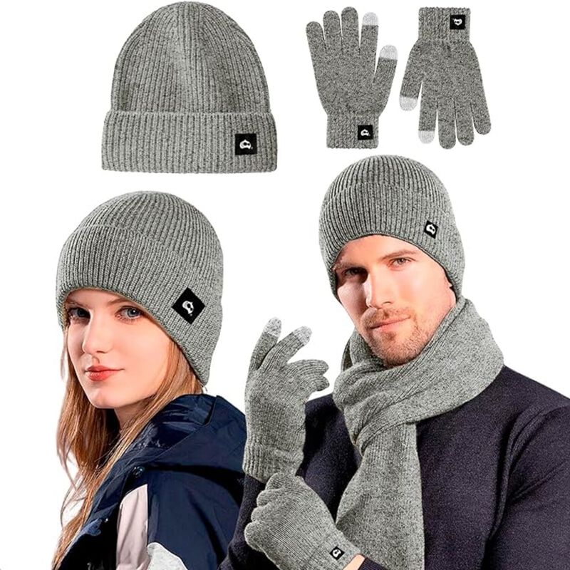 Juego de Gorro Bufanda Guantes image number null