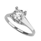 Anillo de Compromiso en Oro Blanco 14K con Circonia -  Talla:11/ M417-14W-CZ-11