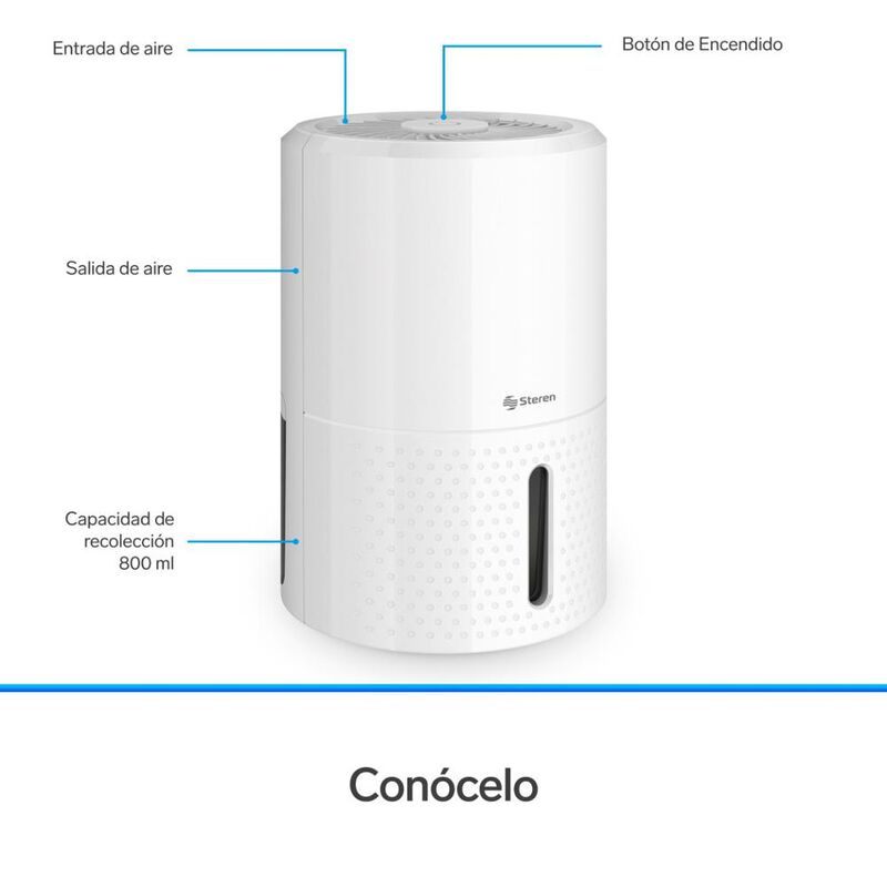 Deshumidificador electr&oacute;nico con tanque de 800 ... image number null