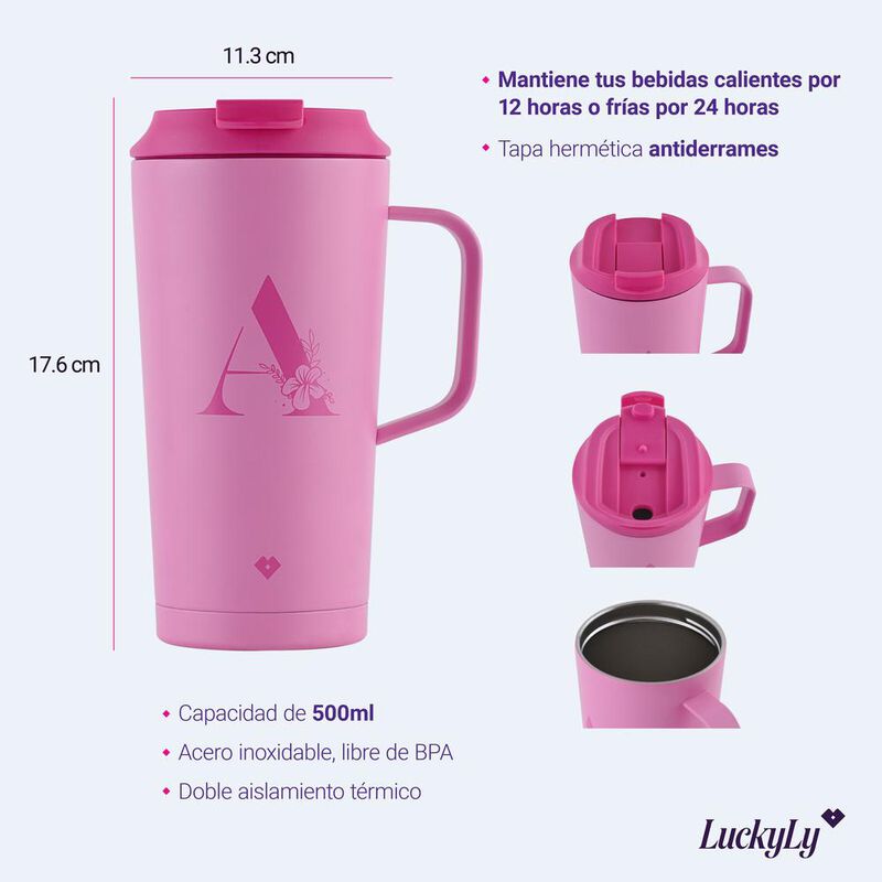 Taza T&eacute;rmica Vaso Termo Caf&eacute; Acero Inoxidable 5... image number null