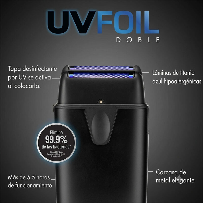 Afeitadora Babylisspro Uvfoil Fxlfs2mb Negro Ma... image number null