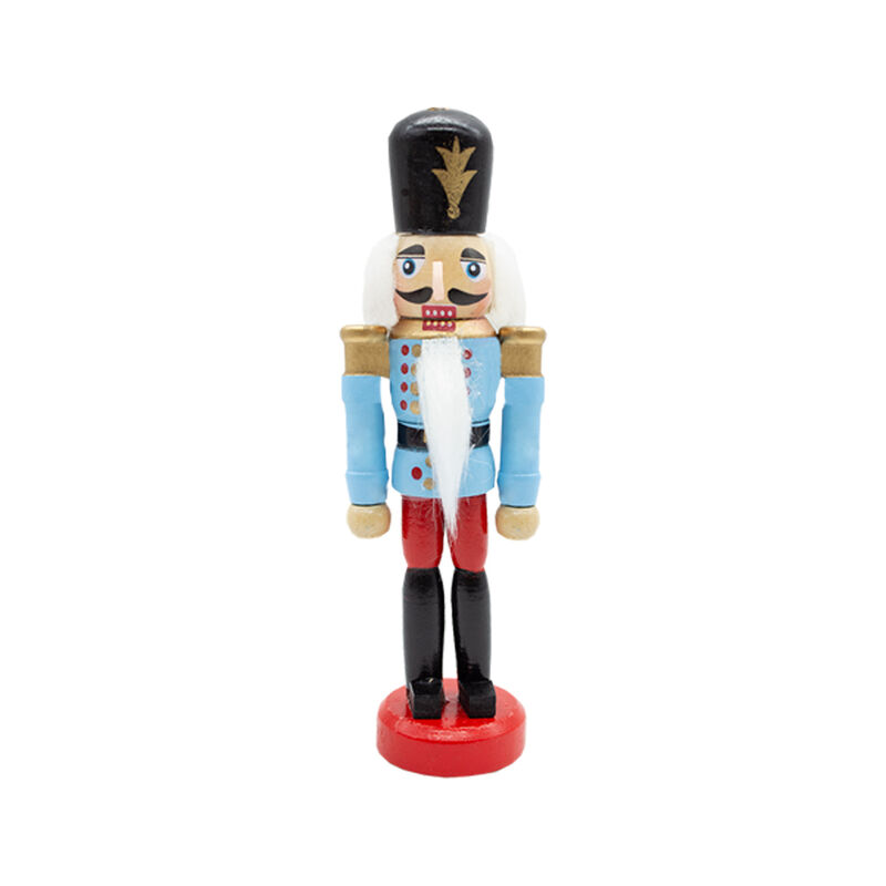 Set 6 Cascanueces D Madera 12cm Diferentes Colo... image number null