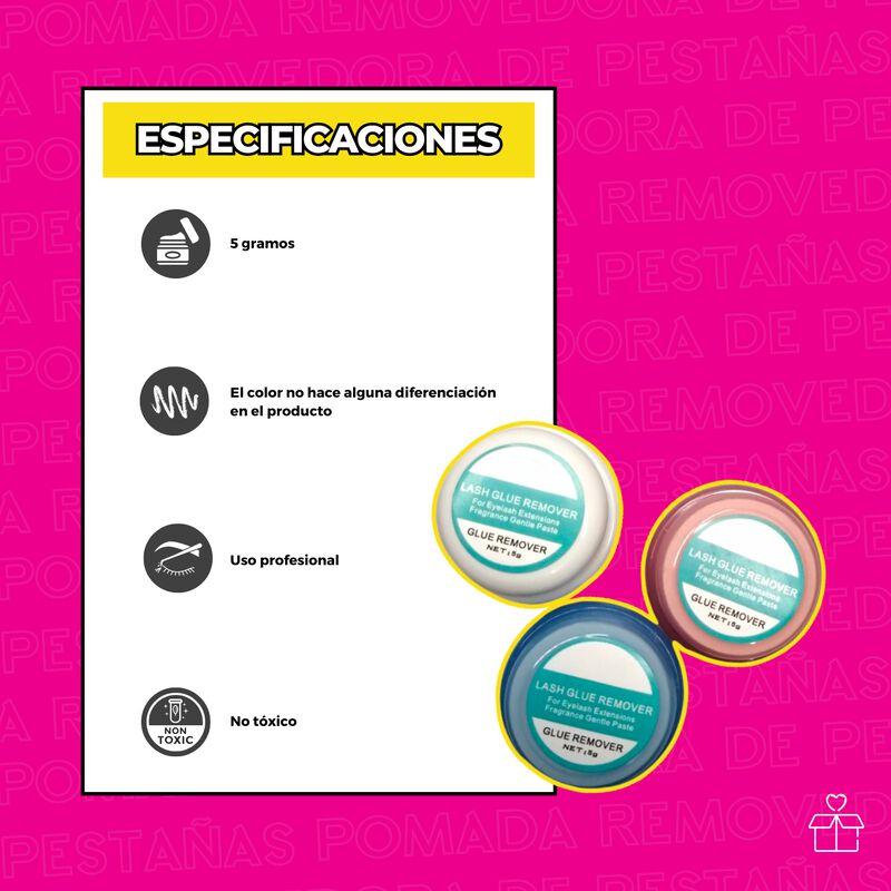 Pomada Removedor Pesta&ntilde;as Mink 1x1 Extensi&oacute;n la... image number null