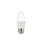Foco Vela C38 Led 6 W, Luz De D&iacute;a, Base E27, Atenuable