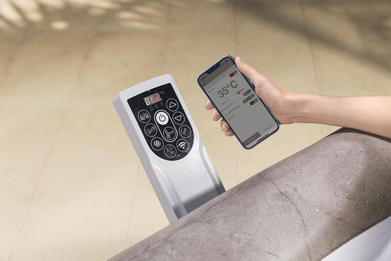 Sauna spa 1.80mx1.80mx71cm Rome AirJet capa 4-6... image number null