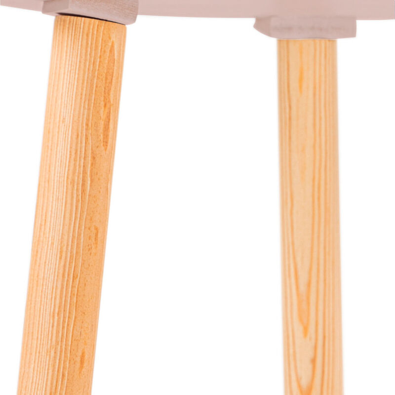 Mesa de Madera Con Forma de Nube-Rosa image number null