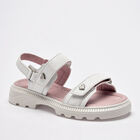 Yuyin sandalia para ni&ntilde;a blanco cod 140878-D