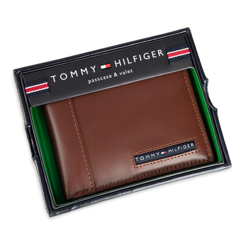 Cartera Tommy Hilfiger Delgada De Piel Plegable... image number null