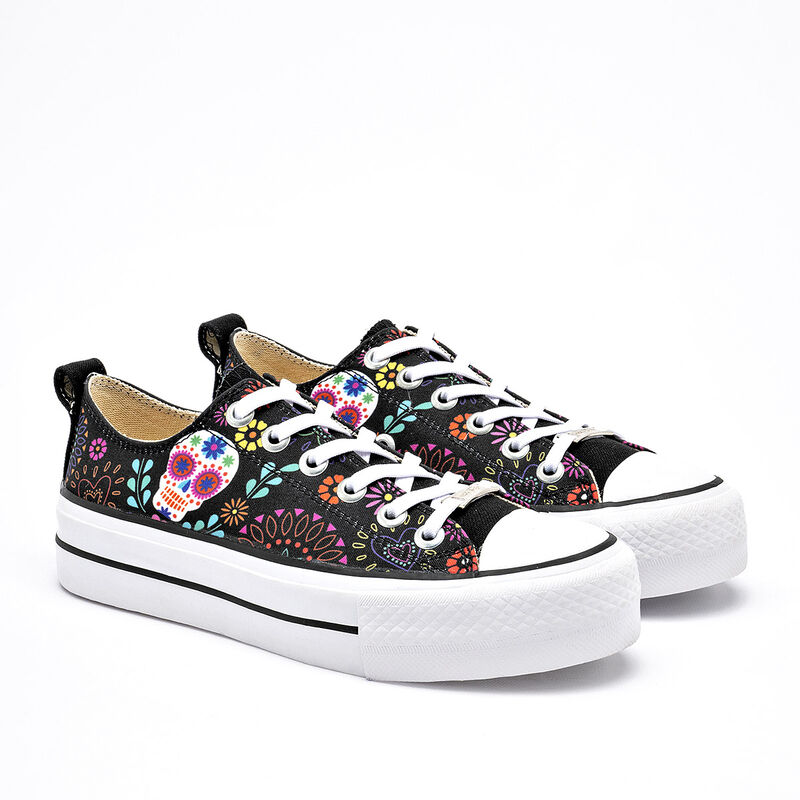 Mora Tierra Tenis urbano para mujer negro multi... image number null