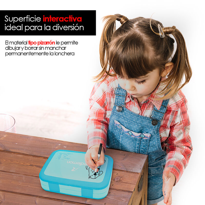 Lonchera para Ni&ntilde;os Bento Box de 5 Divisiones d... image number null