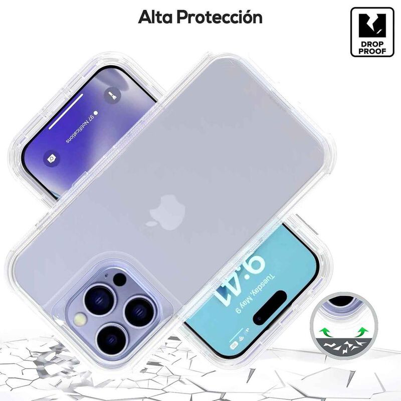 Funda TEKKU Protect 360 para iPhone 15 PRO Tran... image number null