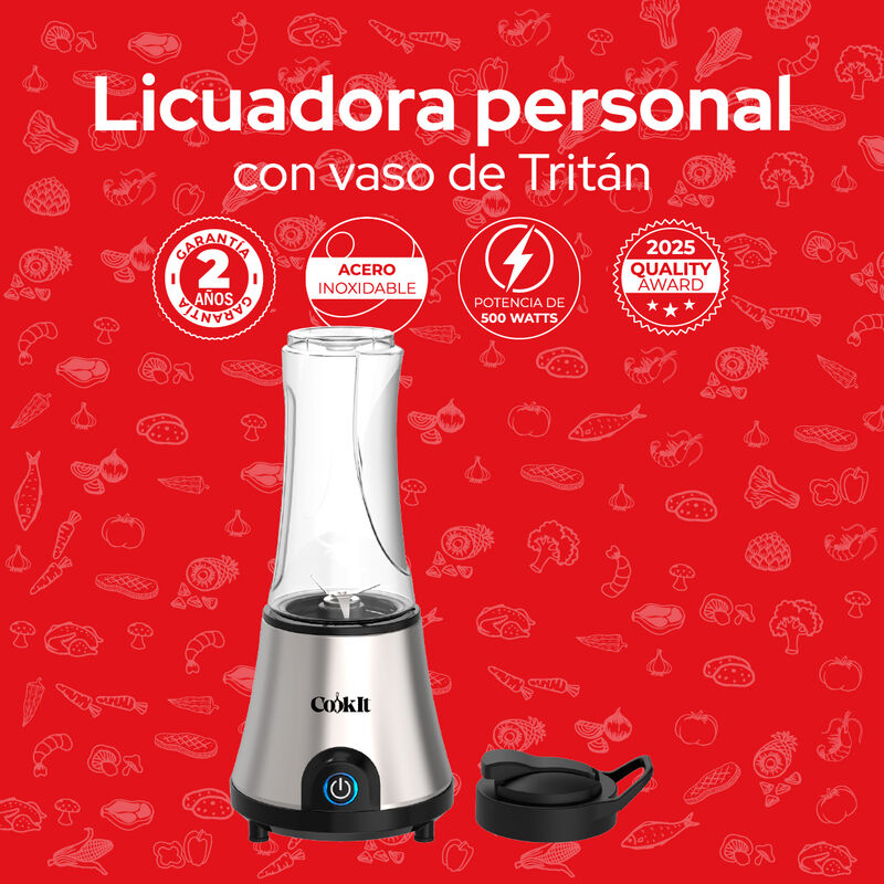 Licuadora Personal Cookit Cpb06 500w Vaso Trita... image number null