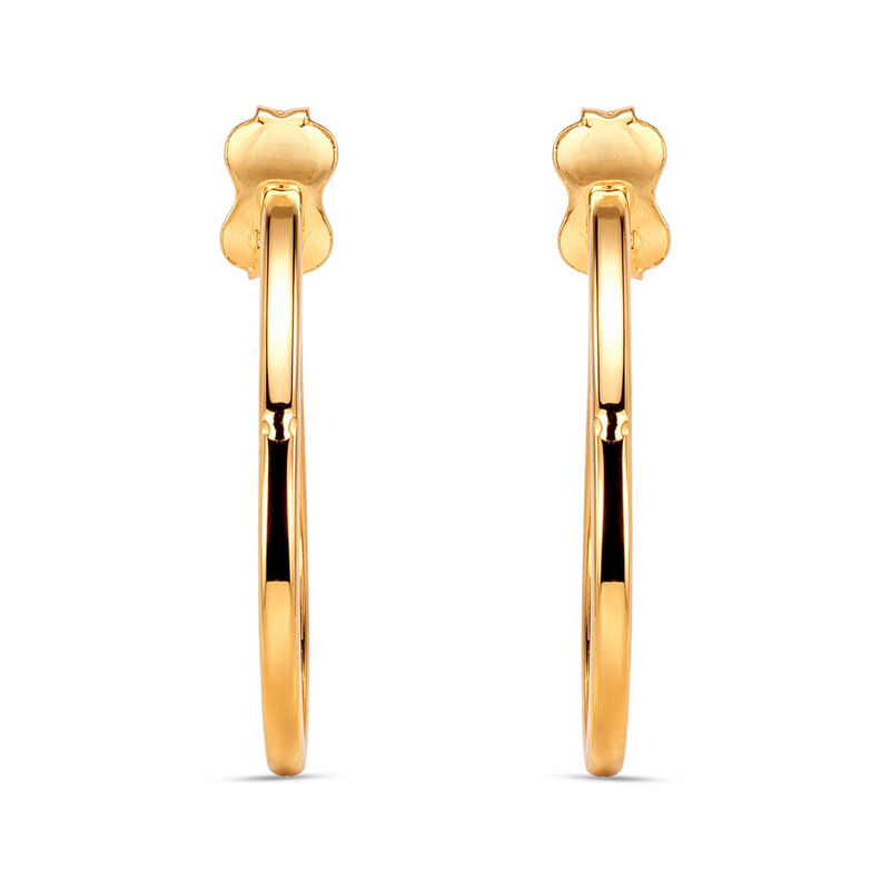 Aretes De Oro Amarillo 14k En Forma De Coraz&oacute;n image number null