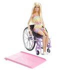 Mu&ntilde;eca De Moda Barbie Fashionistas #194 Con Silla De Ruedas Y Rampa