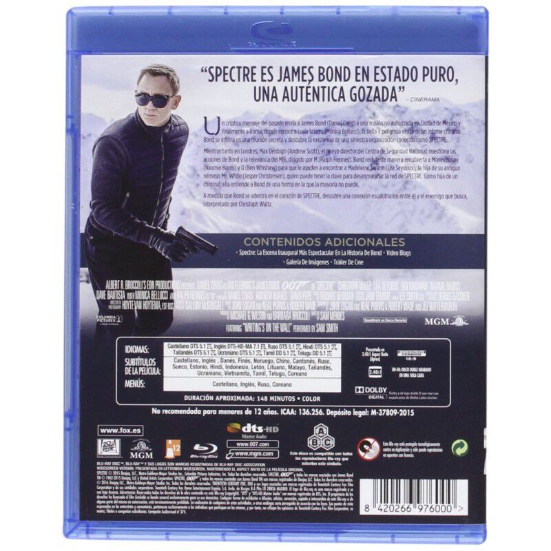 Spectre (blu-ray) image number null