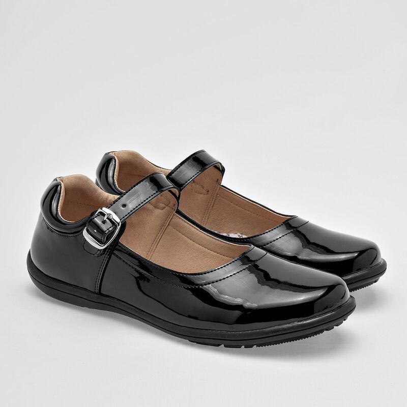 Yondeer Zapatos para mujer negro charol image number null