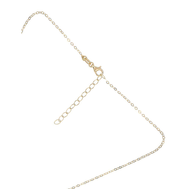 Gargantilla De Cruz Con Cadena De Plata Dorada ... image number null