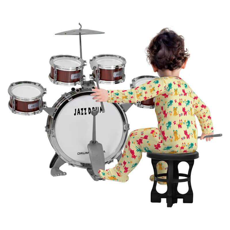 Bateria Musical Infantil Juguete Ni&ntilde;os 7 Piezas... image number null