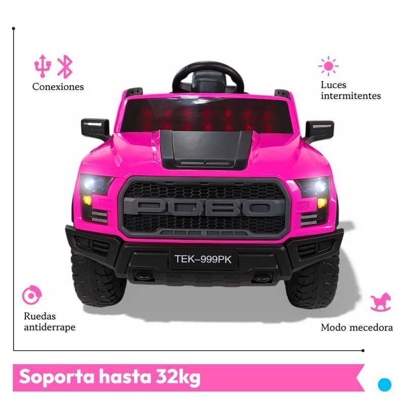 Carro Montable El&eacute;ctrico Ni&ntilde;o Camioneta Pickup ... image number null