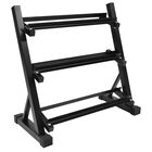 Rack Mancuernas Pesas 3 Niveles Gym Barras Soporte 450kg Centurfit