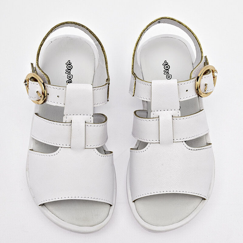 Yondeer sandalia para beb&eacute; blanco cod 140863-C image number null