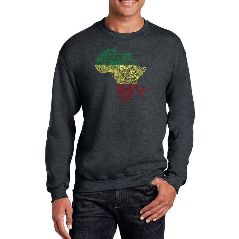 Sudadera De Cuello Redondo Word Art Para Hombre... image number null
