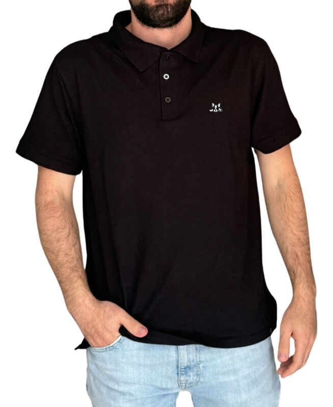 Playera Polo de Algod&oacute;n Manga Corta Casual para... image number null