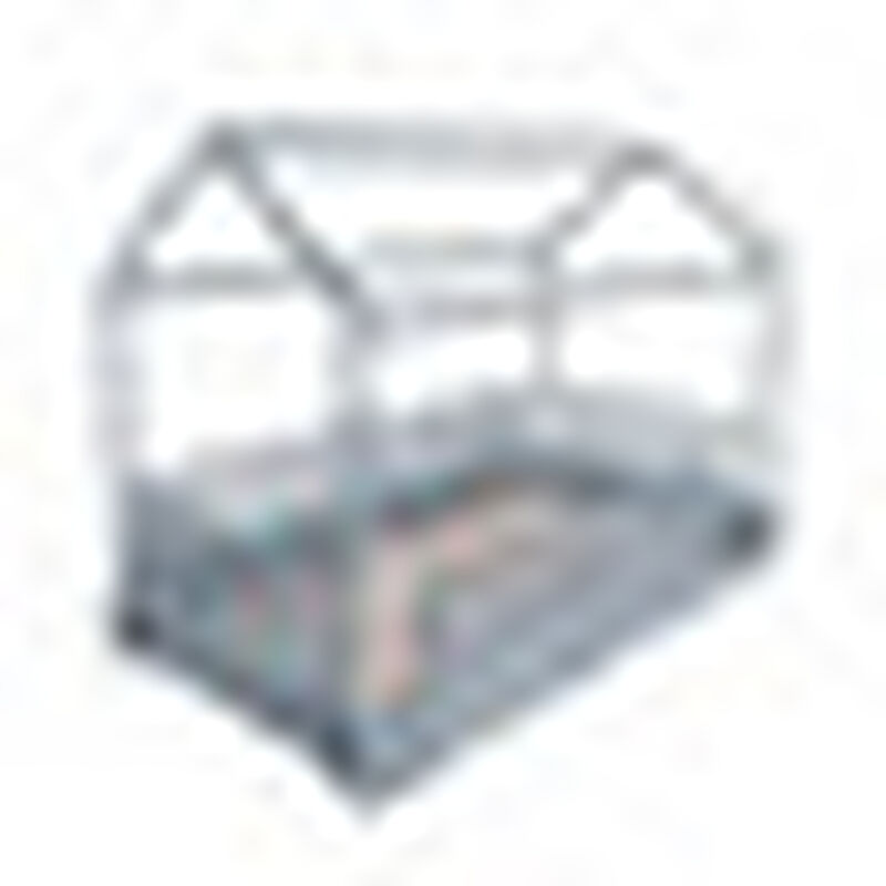 Cama Casa de Madera Montessori Individual Azul ... image number null