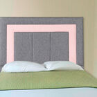 Cabecera King Size Dicasa Bora Gris-Rosa