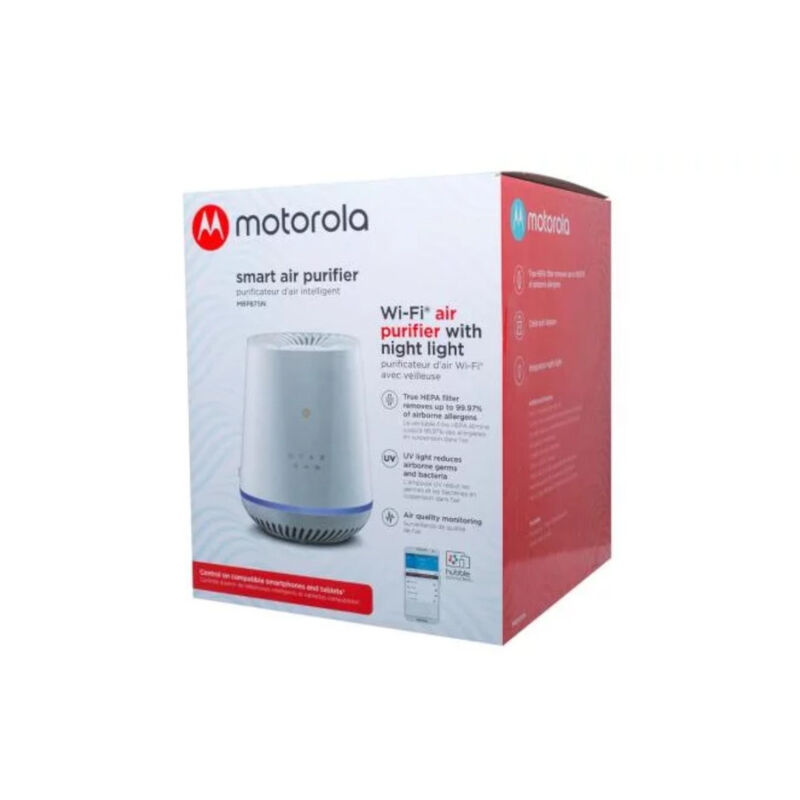Purificador Aire MOTOROLA WiFi filtro HEPA luz ... image number null