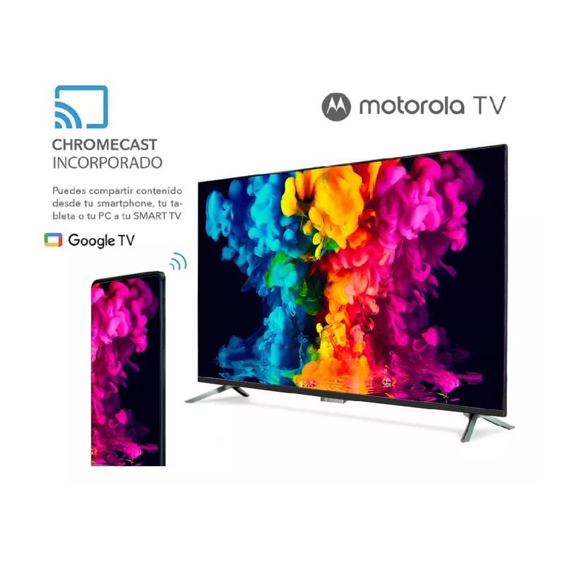 Pantalla 43" Motorola Smart TV Google Tv Dled F... image number null
