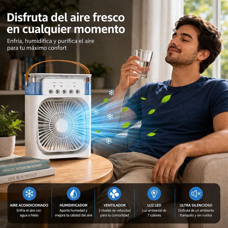 Ventilador De Aire Acondicionado Port&aacute;til Tanqu... image number null