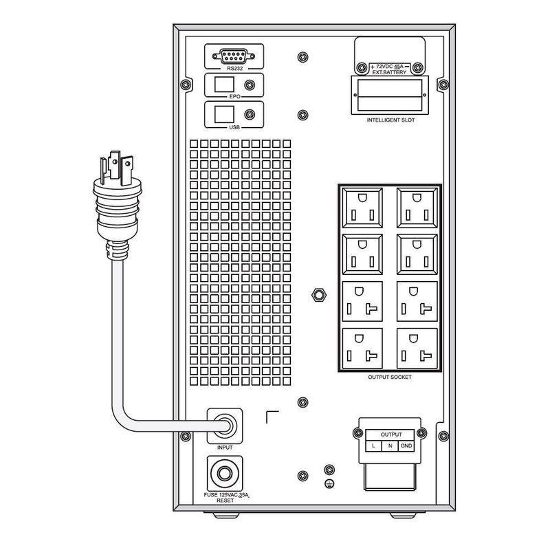 No Break (UPS) de doble conversi&oacute;n, de hasta 22... image number null