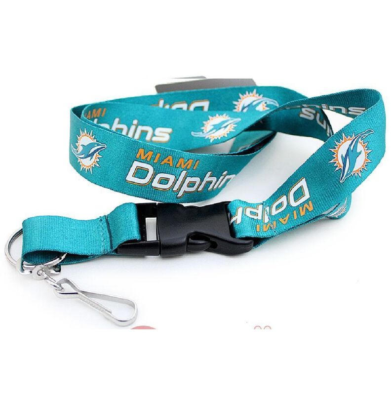 Lanyard Porta Gafetes Miami Dolphins image number null