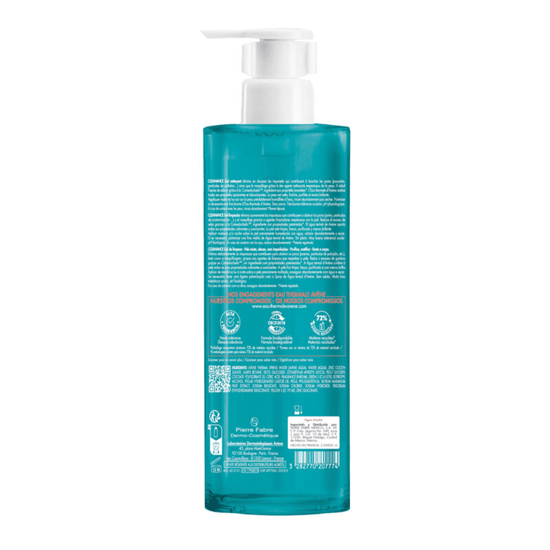 Av&egrave;ne Cleanance Gel Limpiador 400ml image number null