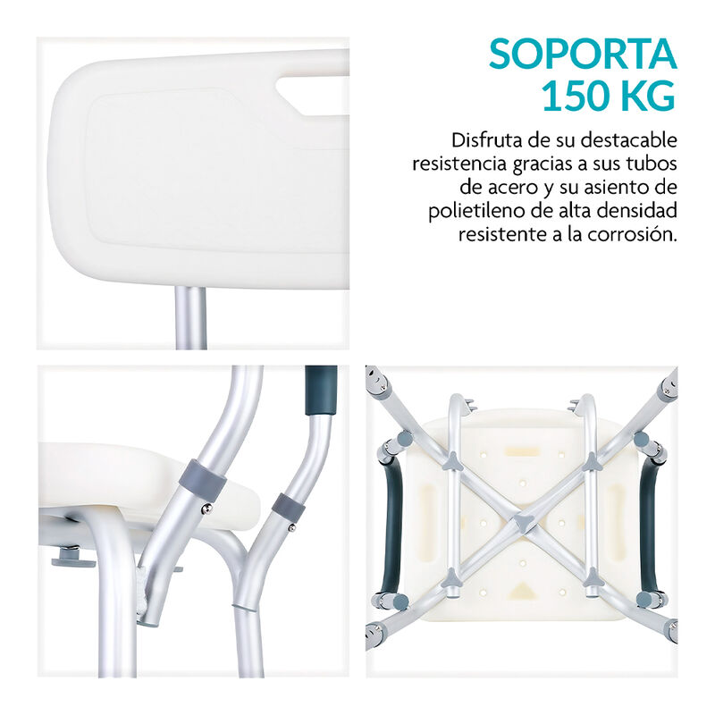 Silla para Ducha Antideslizante para Adultos Ma... image number null