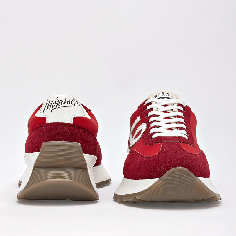 Moramora Tenis urbano para mujer rojo late image number null