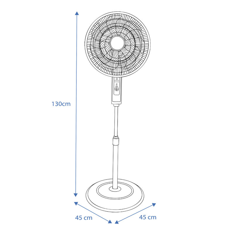 Ventilador de pedestal Dace 16" tecnolog&iacute;a Smar... image number null