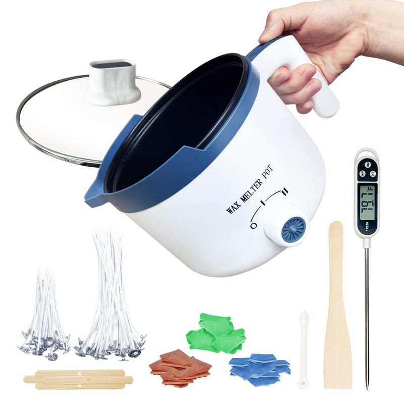 Kit Para Hacer Velas El&eacute;ctricas Wax Melting Pot... image number null