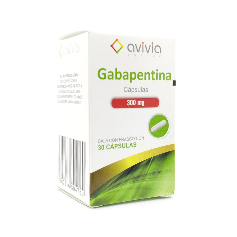 Gabapentina 300mg 30 Capsulas 300mg Caja Con 30... image number null