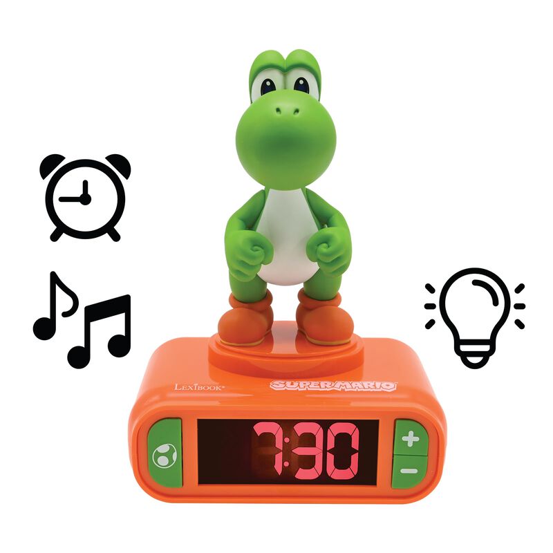 Reloj Despertador Con Luz Nocturna Lexibook Sup... image number null
