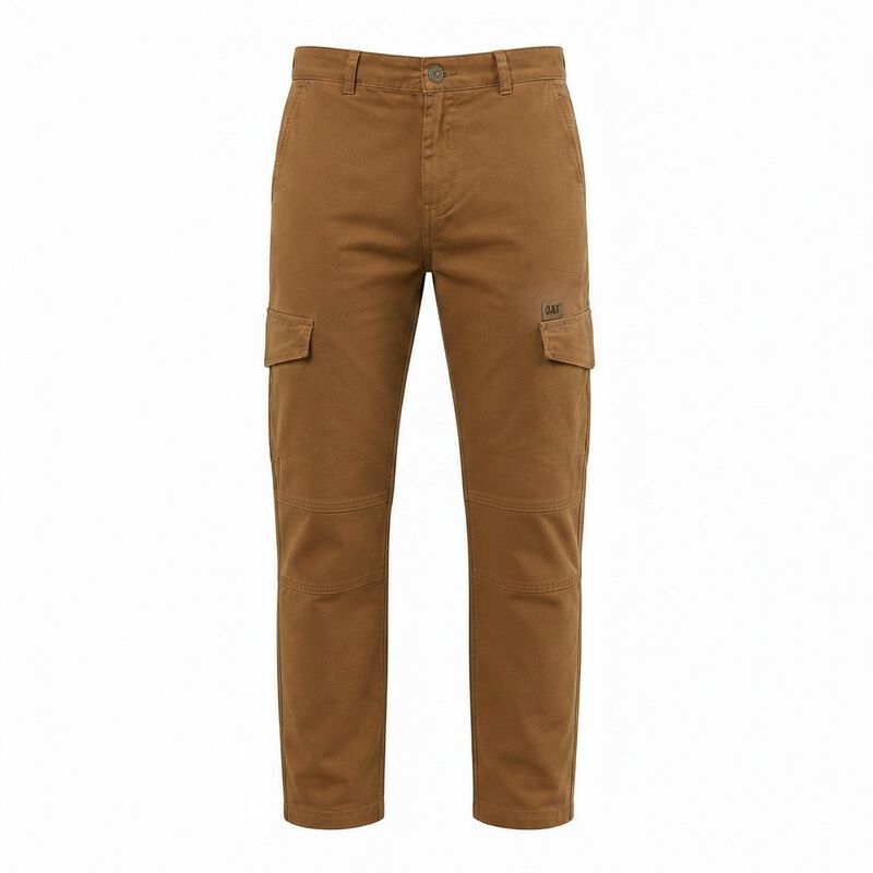Pantal&oacute;n Cargo Cat Hombre Khaki Algod&oacute;n Workwea... image number null