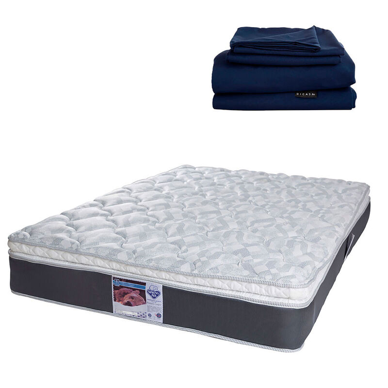 Colchón Queen Size Spring Air Marte+Sábanas Dic... image number null